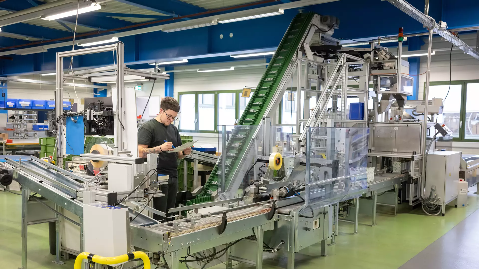 Zusammenarbeit an der Anlage